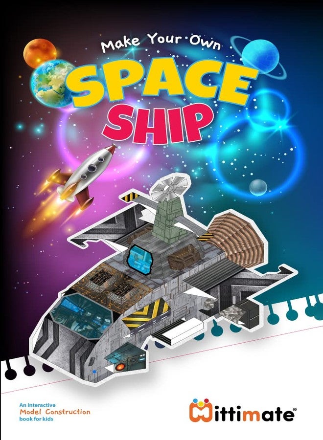 Mittimate Robot & Space Ship Model Construction Book for Kids Age 8 to 12 Year Old I Make Your Own 3D Paper Model I Fun & DIY Craft Book I Combo Pack of 2 Books - Image 2
